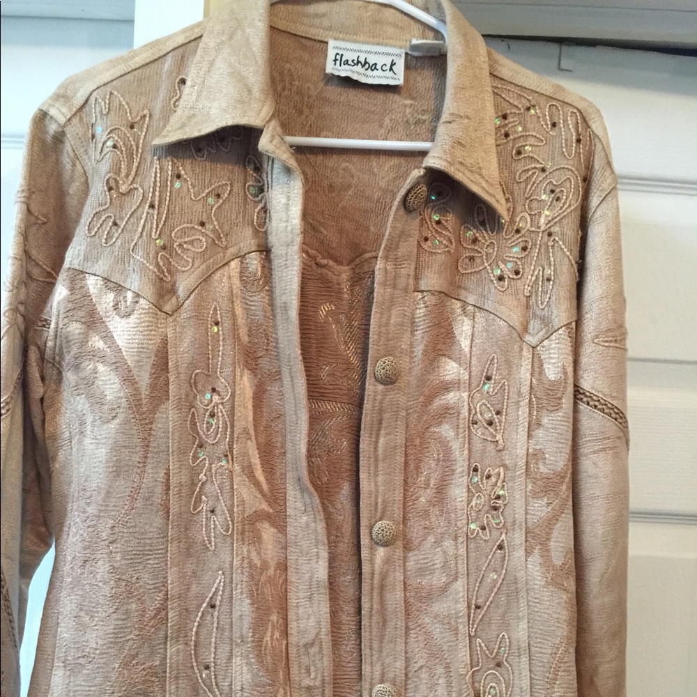 Golden Paige jacket for spring time